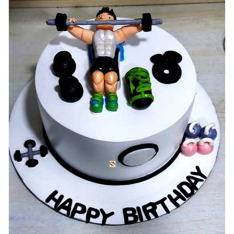 1 KG GYM Theme Cake